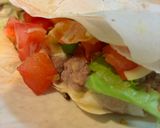 春巻きの皮でパリパリピザタコスバーガー風作り方23写真