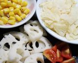 和風ワンポットサラダ＊ポテチのせ作り方1写真