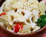 和風ワンポットサラダ＊ポテチのせ作り方4写真