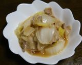 創味シャンタンで豚バラ白菜簡単炒め作り方4写真