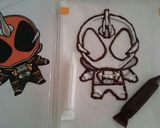 仮面ライダーゴーストのお誕生日ケーキ作り方1写真