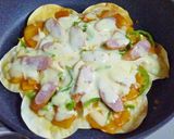 お手軽★クリスピーもちピザ作り方9写真