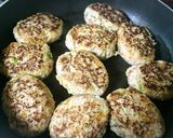 豚ひき肉の野菜ハンバーグ作り方8写真