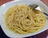 なめ茸パスタ　(お手軽まろやか和風味)作り方7写真