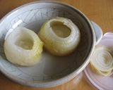 玉ねぎカップのホワイトグラタン作り方2写真