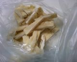 簡単朝食 白菜とワカメ 油揚げのお味噌汁作り方3写真