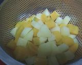 かぼちゃとじゃがいものコロコロサラダ作り方4写真