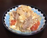 大豆のお肉とトマトと卵の炒めもの作り方5写真