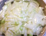 油揚げの玉ねぎ詰め焼き作り方1写真