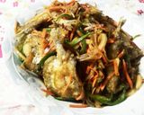 チカや小魚の野菜たっぷり南蛮漬け作り方7写真