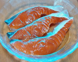 ◆炊飯器DE秋鮭と舞茸のもっちりおこわ◆作り方1写真