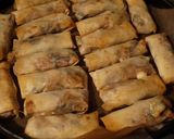 揚げない☆鶏ひきれんこんチーズの春巻き作り方13写真