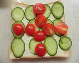 簡単★ぬるチーズと野菜のサンドイッチ作り方2写真
