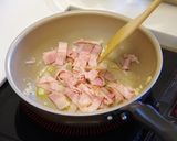 ブロッコリークリーム味噌ワンポットパスタ作り方3写真