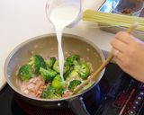 ブロッコリークリーム味噌ワンポットパスタ作り方6写真
