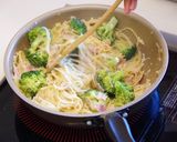 ブロッコリークリーム味噌ワンポットパスタ作り方11写真