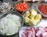 本格風☆ウチのカレーねぎトッピング!作り方1写真