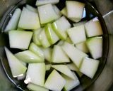 青パパイヤと豆腐のエスニックスープ作り方1写真
