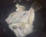 カワハギのアラの潮汁作り方1写真