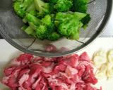 牛肉とブロッコリーの簡単にんにく炒め作り方1写真