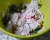 赤大根のサラダ風甘酢作り方3写真