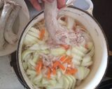 身体あたたまる❤︎鶏首スープ作り方3写真
