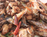 大豆のお肉と牛蒡と蓮根の南蛮漬け。作り方6写真