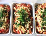 大豆のお肉となすのトマトソースチーズ焼き作り方5写真