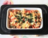 大豆のお肉となすのトマトソースチーズ焼き作り方6写真
