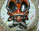 仮面ライダーゴーストのお誕生日ケーキ作り方10写真