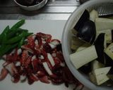★茄子とタコの 味噌いため~★作り方1写真