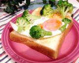 ブロッコリー卵トースト作り方6写真
