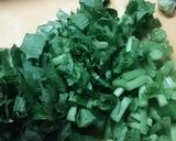 アスパラ菜とトマトと乾麺でパスタ風作り方1写真