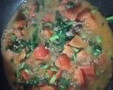 アスパラ菜とトマトと乾麺でパスタ風作り方6写真