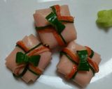 ハムでチーズを包んでプレゼント☆作り方10写真
