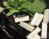 はんぺんとなすとチンゲン菜の煮浸し作り方3写真
