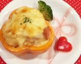 パプリカカップグラタン♡パーティ♡可愛い作り方6写真