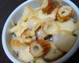 ちくわと椎茸でココットカマン♪作り方3写真