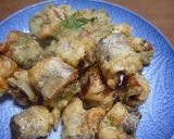 切身を変身♪太刀魚の梅と大葉の天ぷら作り方12写真