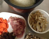 簡単で激うま！舞茸の五目炊き込みご飯作り方1写真