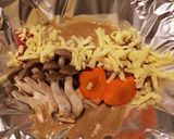 簡単！鮭のマヨ味噌チーズのホイル焼き作り方3写真