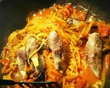 フライパンひとつでカレートマトパスタ作り方7写真