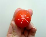 ミニトマトで作る簡単お花の飾り切り作り方1写真