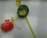 ゆらゆら揺れるきゅうりのオーナメント♪作り方10写真