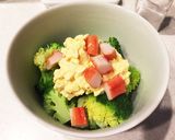 ブロッコリーとカニカマのたまごサラダ作り方4写真