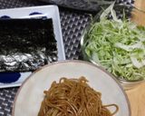 焼そば手巻き寿司作り方3写真