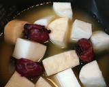 ほくほく長芋と梅干しの炊き込みご飯作り方3写真