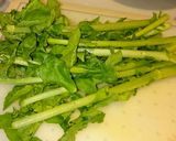 ご飯に☆大根の葉炒め作り方1写真