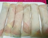 ポテトサラダと生ハムの春巻き作り方5写真