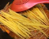 ワンポットパスタで焼きミートパスタ作り方3写真